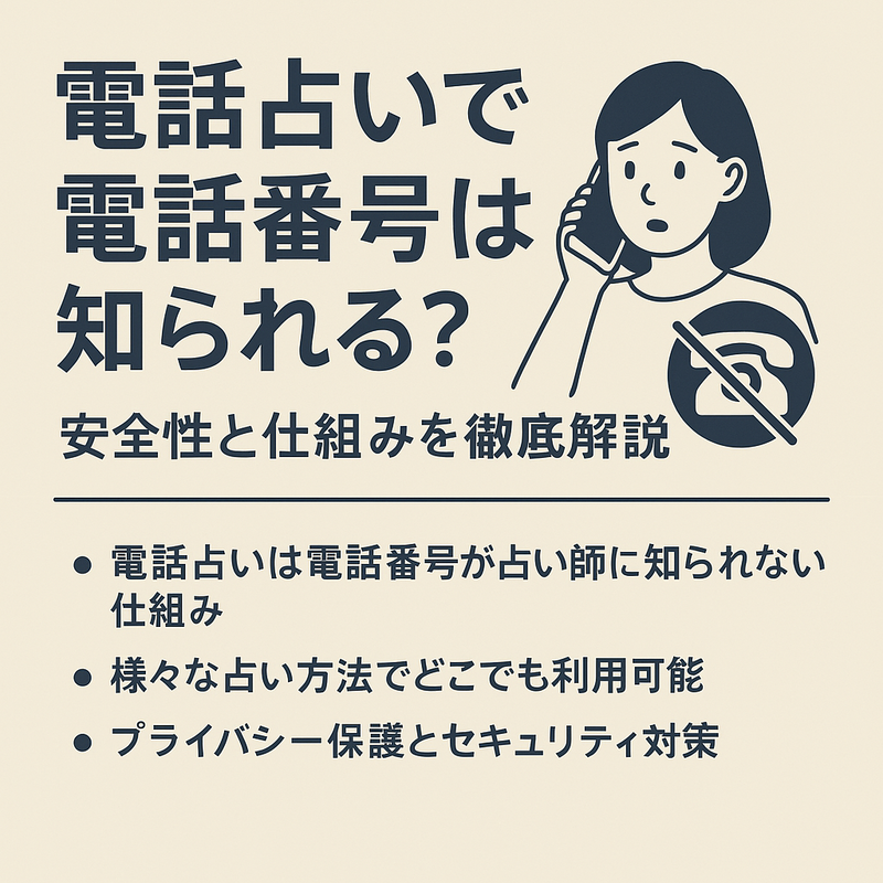 電話占いサービスの概要と特徴